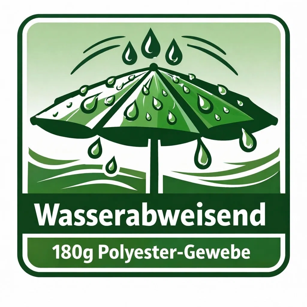 Gardissimo Sonnenschirm New Sunny 400 cm Anthrazit Rund | UV Schutz 50+, Kurbel, Kurbelschirm, Marktschirm, Garten