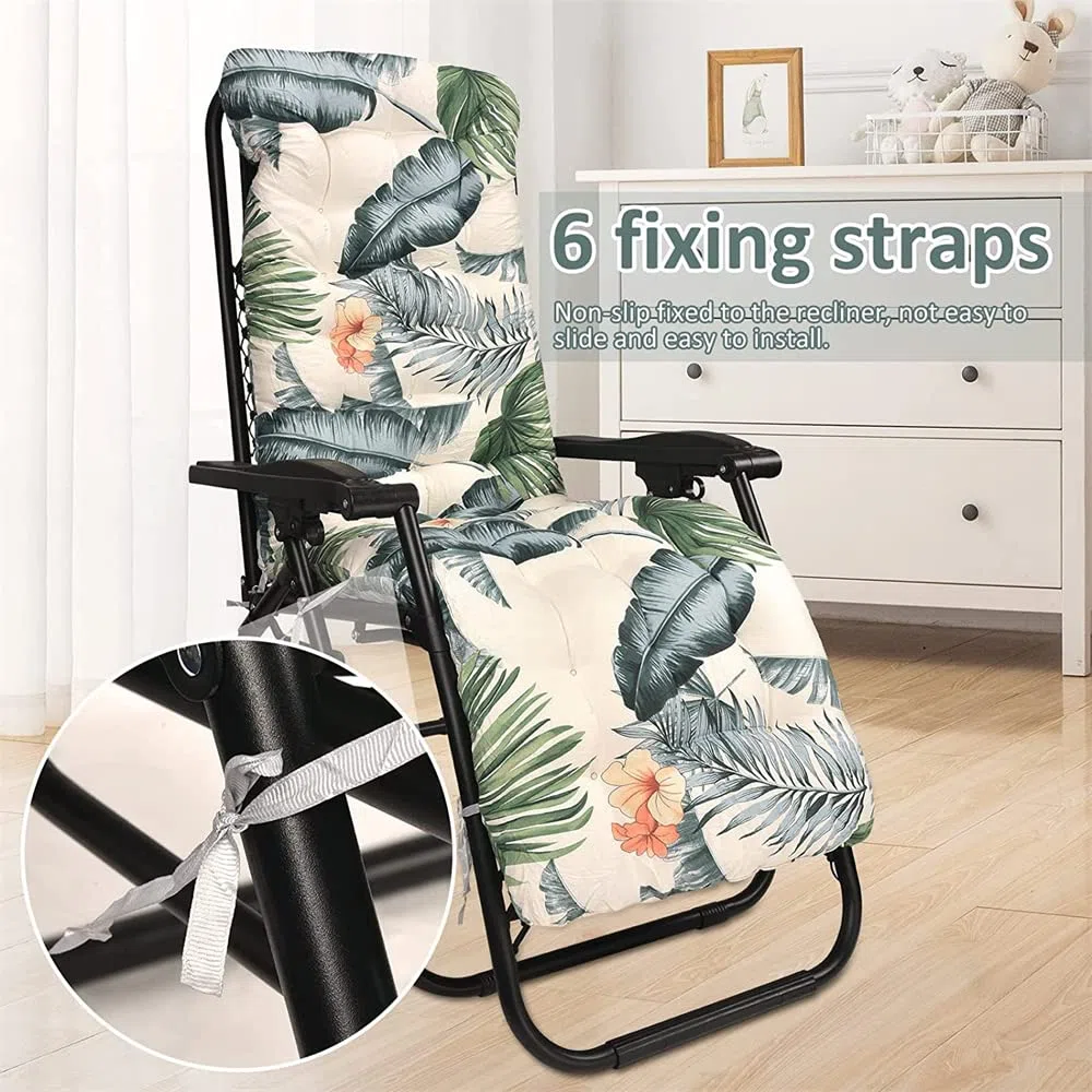 Beach LounCush Extra dicker Sitz, für den Innen- und Außenbereich, 48 x 120 x 8 cm, für Sonne, Los, Entspannungssitz, Sommer, Urlaubs-Zubehör