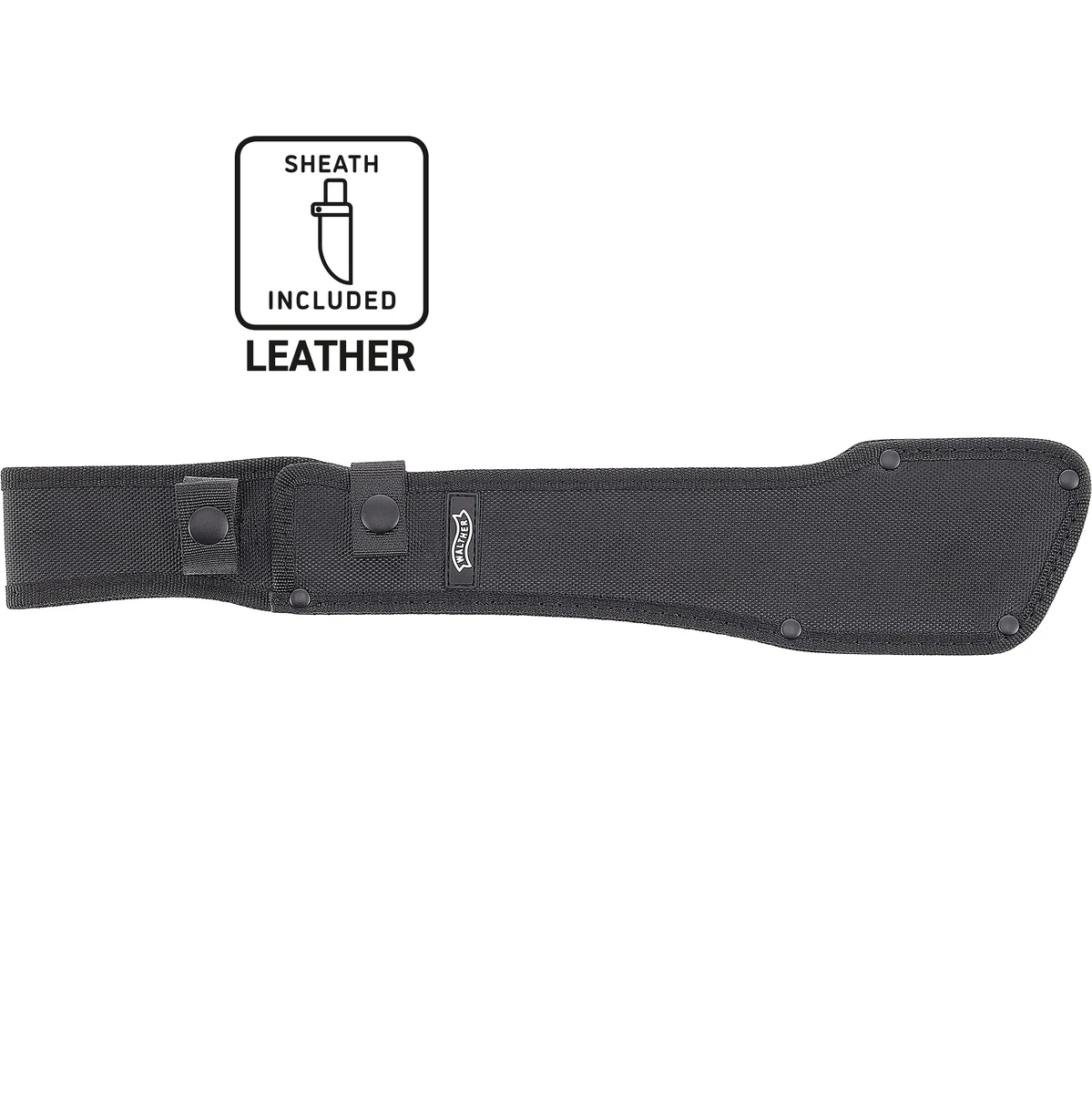 Walther MachTac MSM, 1065 Carbonstahl, feststehendes Messer, ideal für Outdoor Aktivitäten