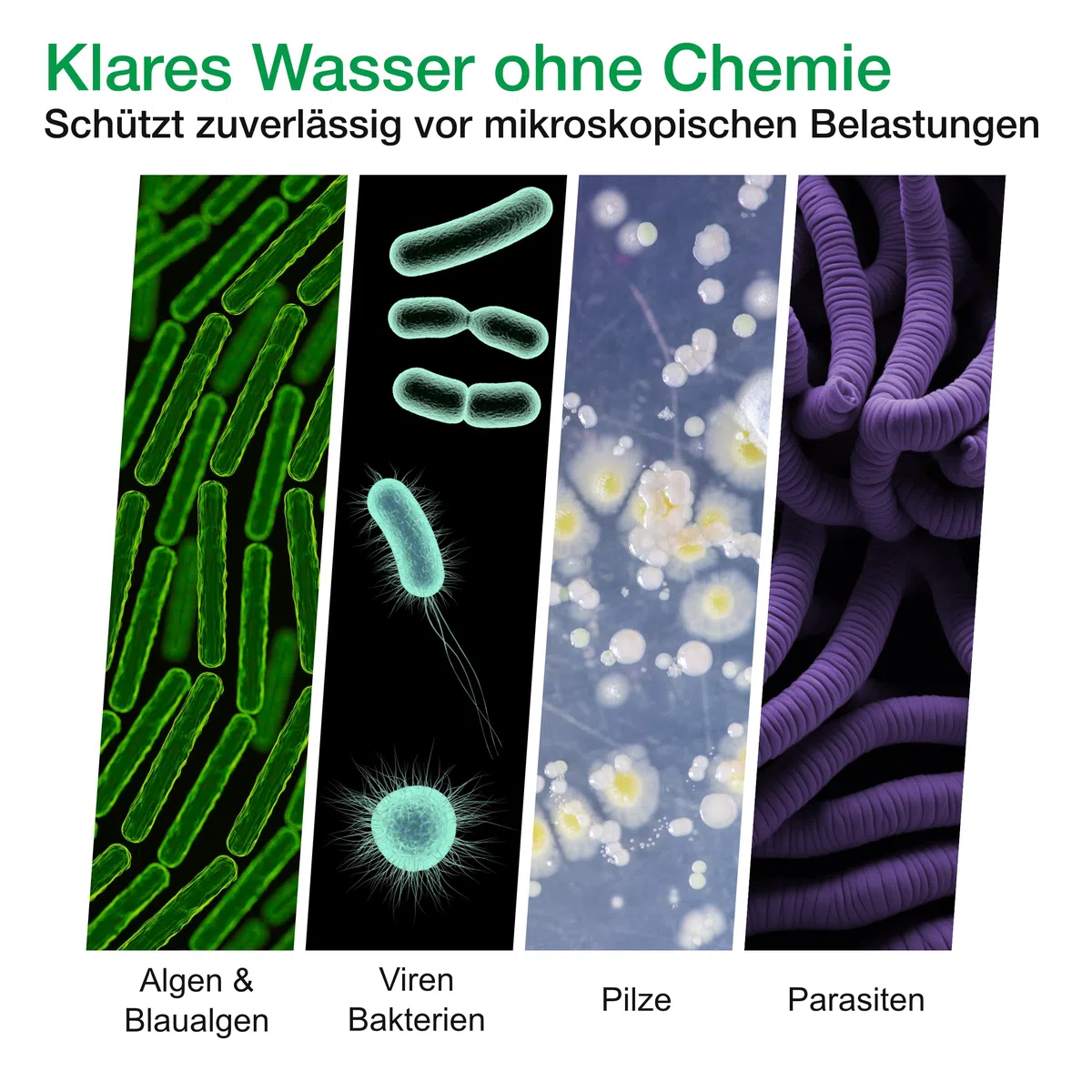 Wagner Green Flex UVC Teichklärer 75 Watt T5 - Flexible vielseitige Anschlussmöglichkeiten - Teich UVC Klärer bis 75 m³ - Koi Teich bis 35 m³ - Strahler zur Entkeimung - Sterilisator Algenvernichter