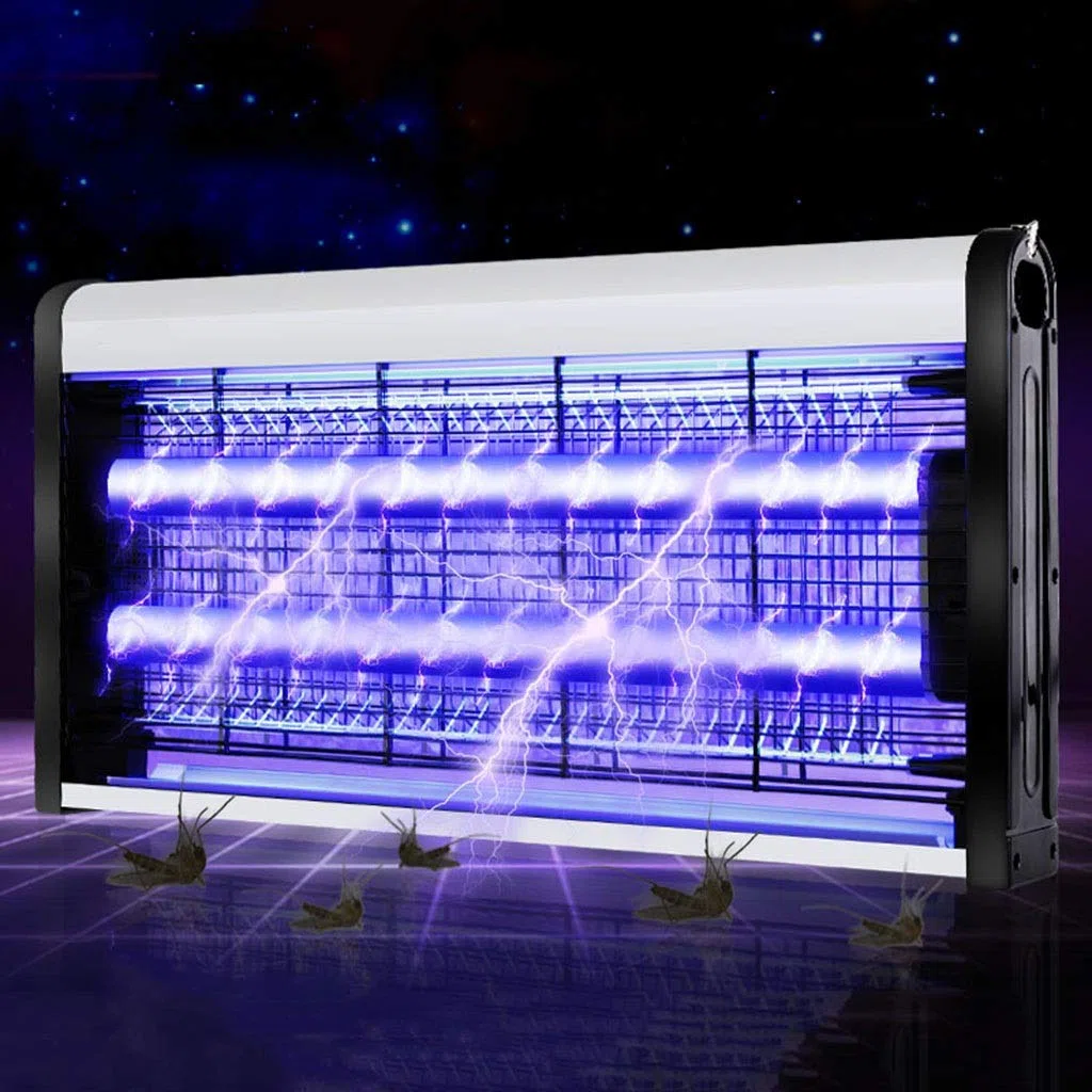 Mückenfalle, Insektenvernichter, Insektenvernichter, Mückenvernichter mit elektrischem Schock, energiesparende LED-UV-Lampe, LED-Mückenvernichterlampe (4 W)