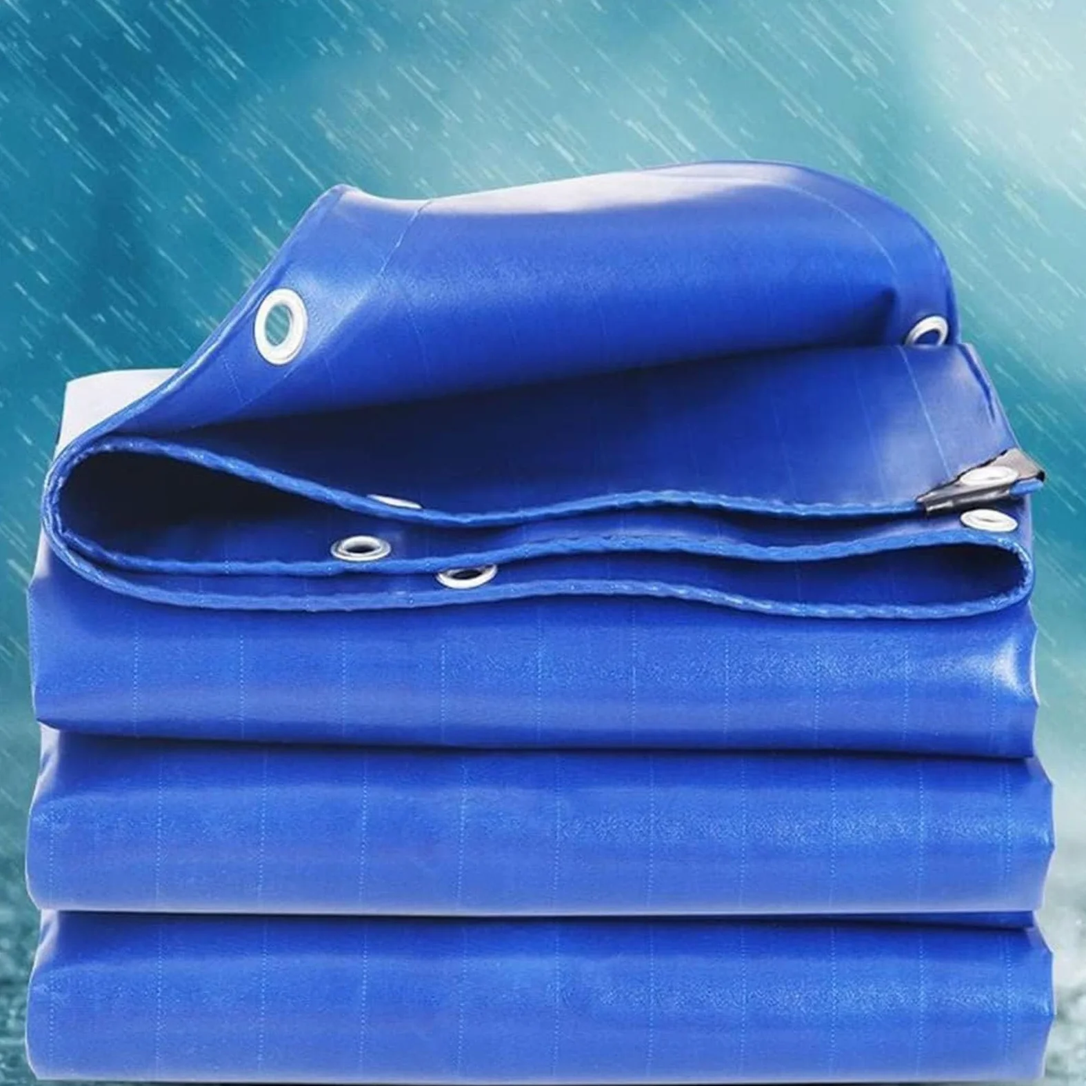 Generisch Robuster Aquarienpool aus PVC-Canvas – Multifunktionaler oberirdischer Koiteich mit Ablassventil für Zucht, Gartenbewässerung und Wasserspeicherung – Ideal für Fischliebhaber und Gärtner