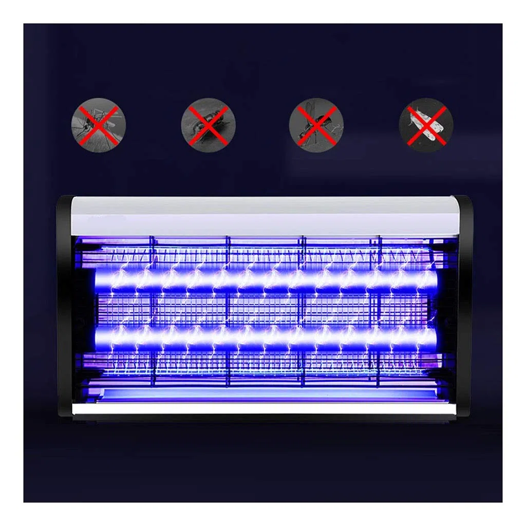 Mückenfalle, Insektenvernichter, Insektenvernichter, Mückenvernichter mit elektrischem Schock, energiesparende LED-UV-Lampe, LED-Mückenvernichterlampe (4 W)