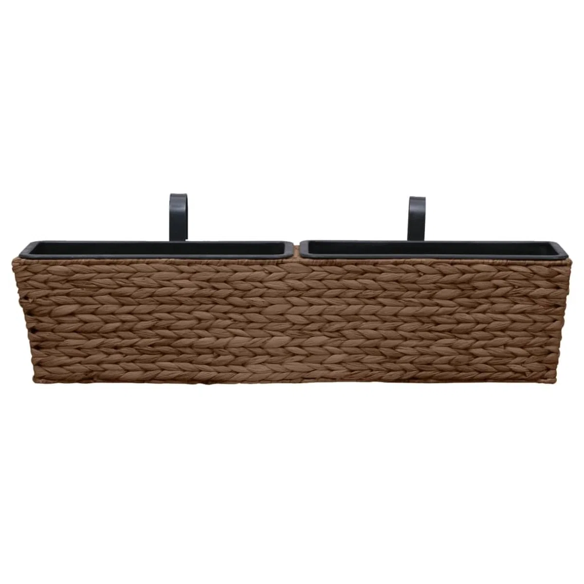 Gecheer Wasserhyazinthe Blumentopfset Braun Dekoration Balkon Pflanzenhalter
