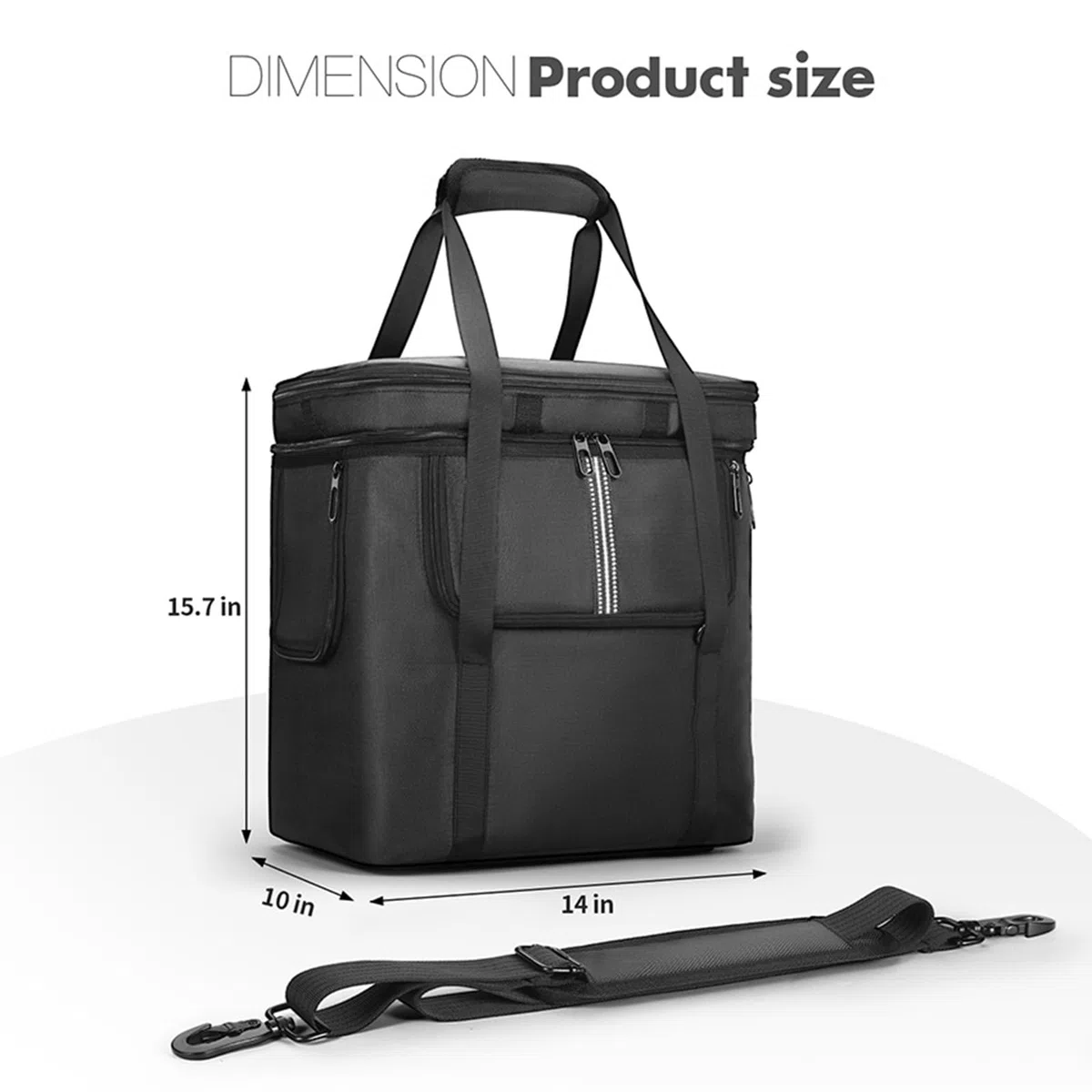 Reisetasche für BLUETTI AC180 tragbare Kraftstation, Outdoor-Tragetasche, Aufbewahrungstasche, kompatibel mit Bluetti AC180 tragbares Netzteil-Zubehör (nur Tasche)