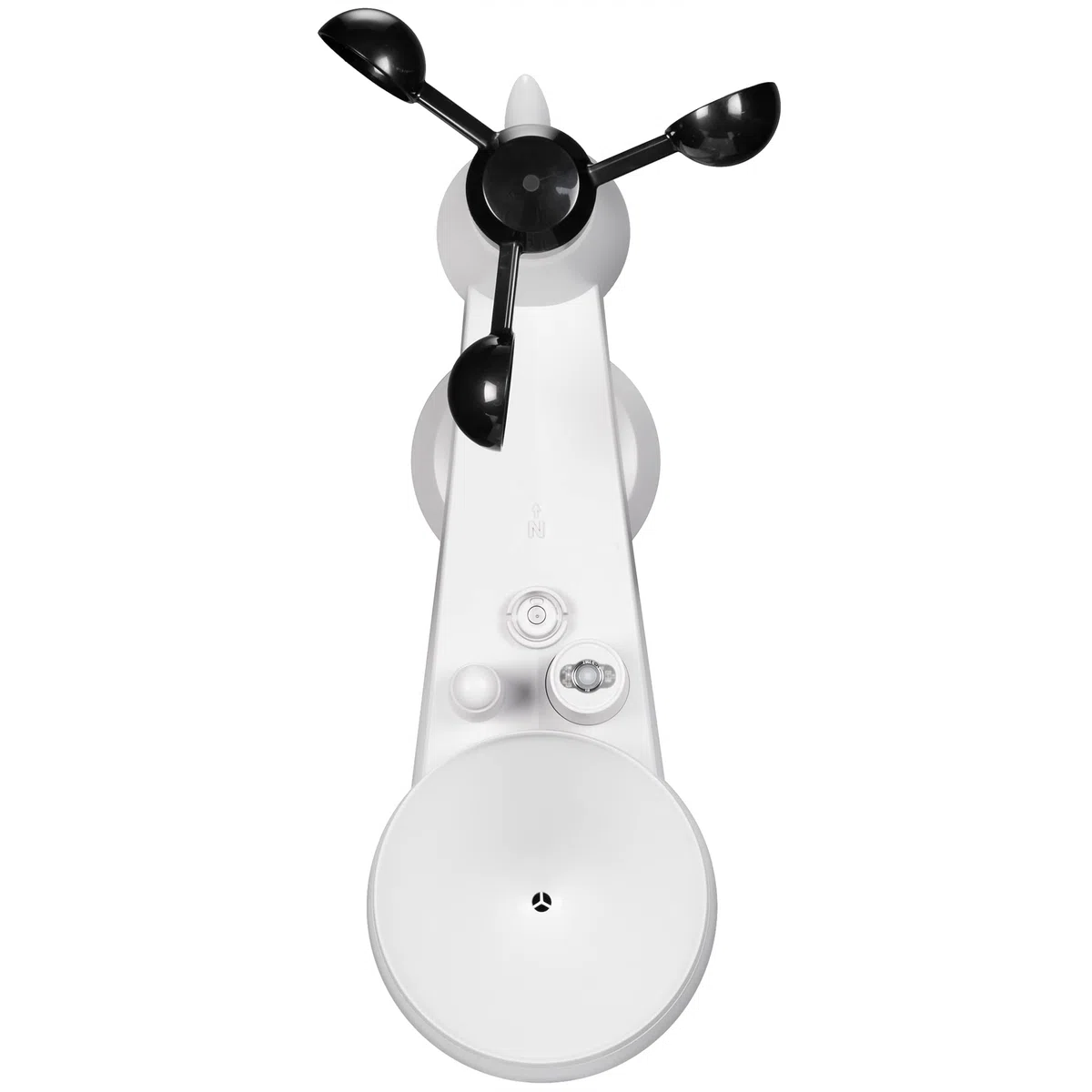 Bresser ClimateConnect Tuya Google Home & Alexa - kompatible, über APP steuerbare Smart Home Funk Wetter-Station mit 7in1 Außensensor/ Regenmesser, schwarz