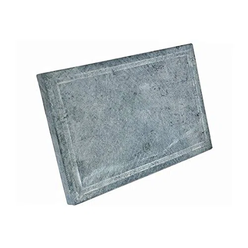 Naturstein Speckstein Dicke 2 cm Ersatz für Lava-Grillpfanne für Grill Fleisch Gemüse Fisch Made in Italy (30 x 40 x 2 cm)