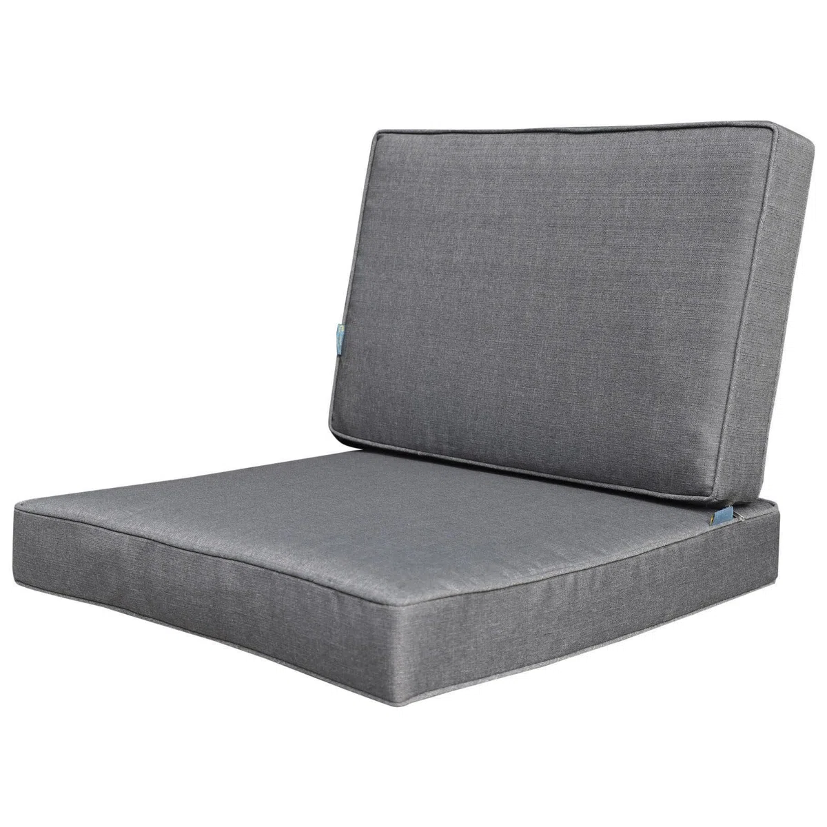 Kissen Set für Rückenlehne Sitz, Sitzkissen Outdoor Sitzpolster Gartenstuhl, Sitzauflage Rattansessel, Outdoor, Auflage, Palettenkissen, Sitzkissen, Rattanmöbel (Dunkelgrau, 60 * 60 * 10)